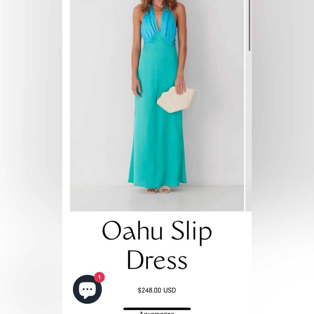 NWT Wolf Gang Oahu slip dress